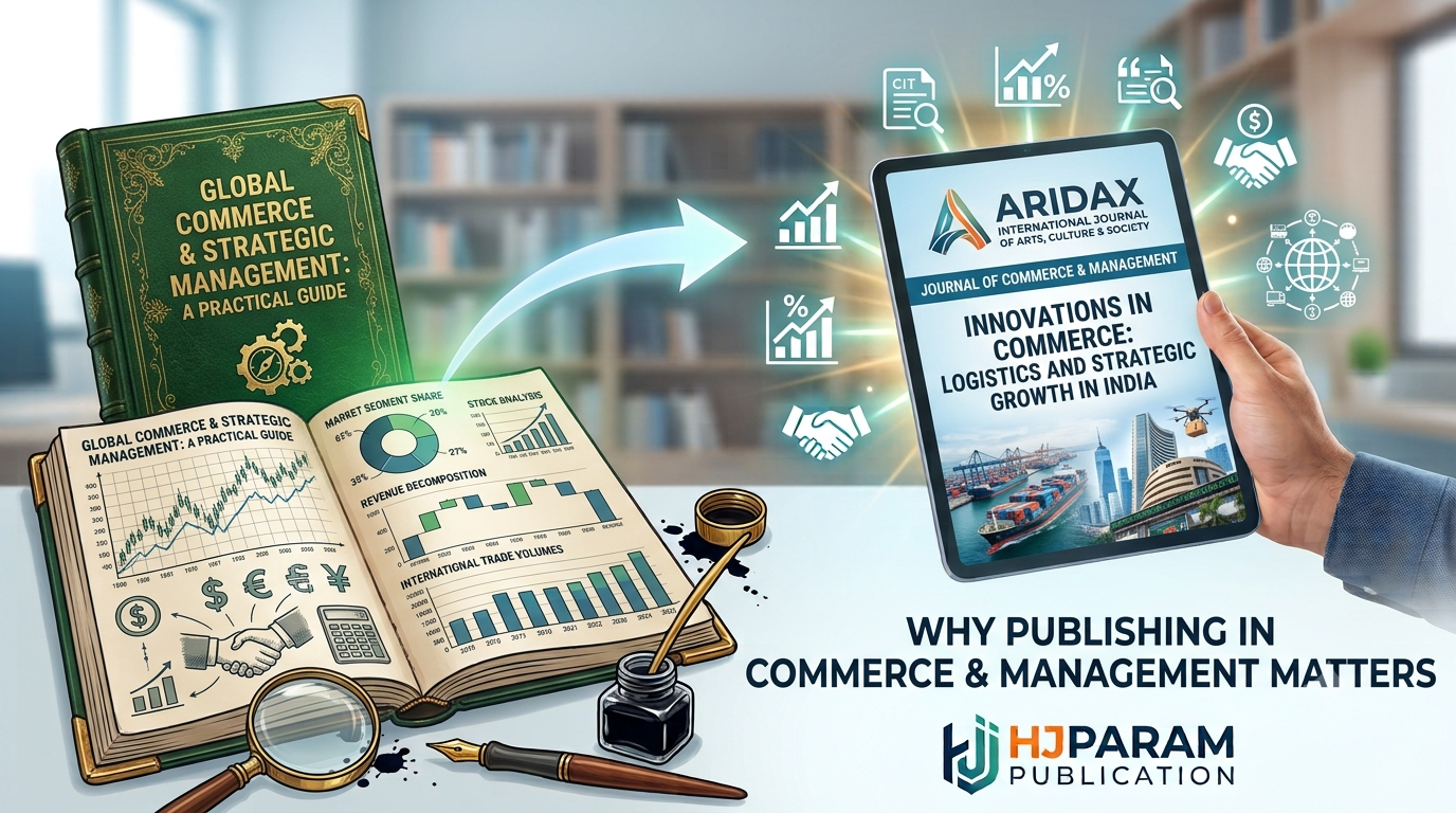 Publish Your Commerce & Management Research: Aridax International Journal of Commerce & Management